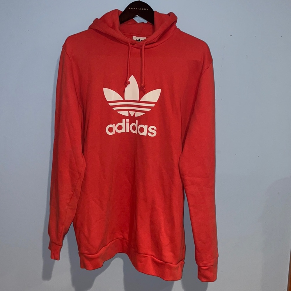 Trace scarlet trefoil hoodie